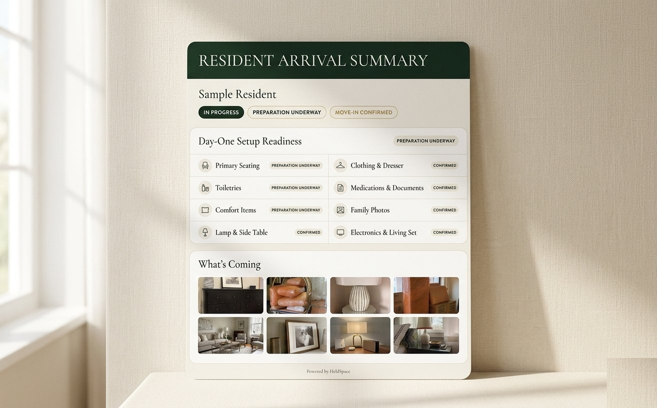 Resident Arrival Summary